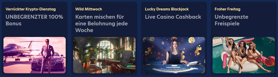 Lucky Dreams Casino Aktionen