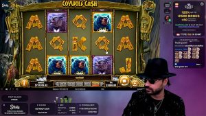 Roshtein playing Coywolf Cash at Stakes Casino